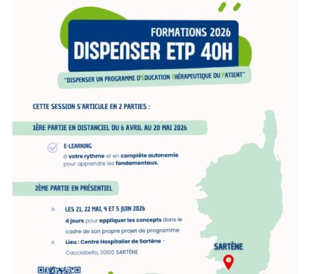 Formation "Dispenser l'ETP" à Sartène