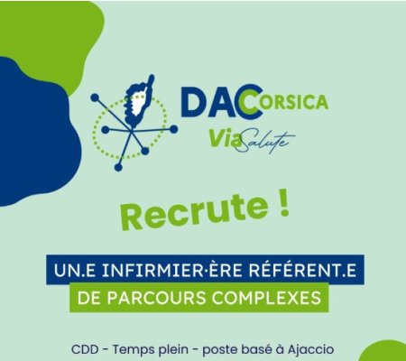 Le DAC Corsica recrute un(e) IRP sur Ajaccio