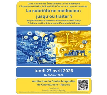 Débat "La sobriété en médecine : jusqu’où traiter ?"