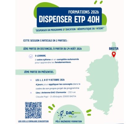 Nouvelle session 2026 – Formation ETP 40h à Bastia